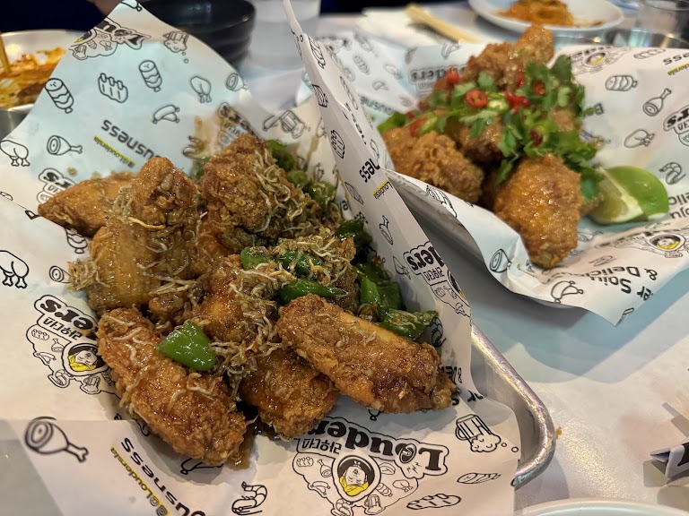 Go-hot (gochujang) Chicken Wing at Louders
