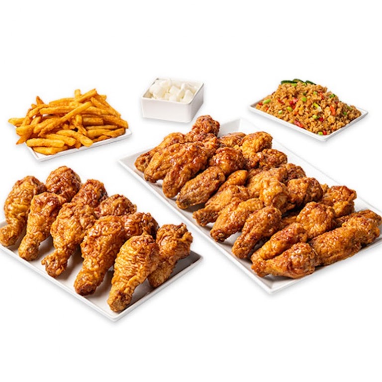 Mixed 6 Pc: 4wings + 2 Drums at Bonchon San Gabriel