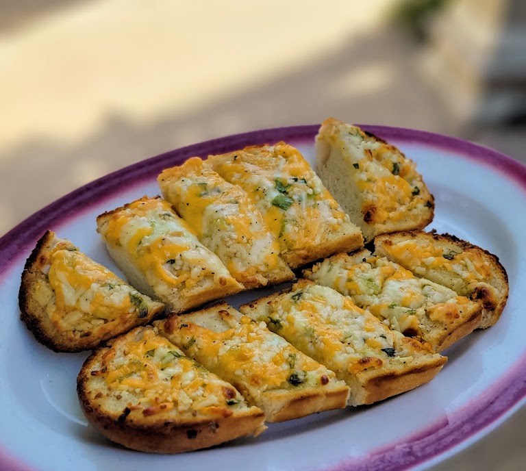 Garlic Cheese Bread at Villa Terraza Restaurant