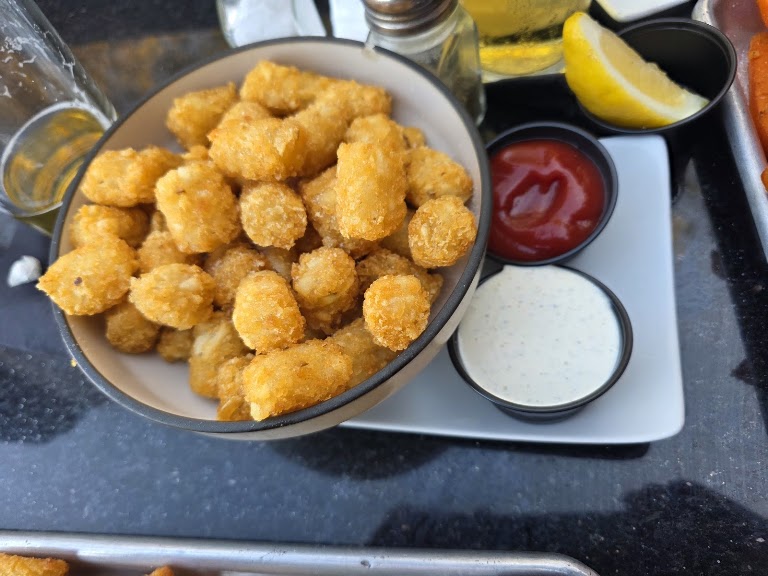 Pork Belly Bites at Wicked Cow Burgers and Brews - Upland