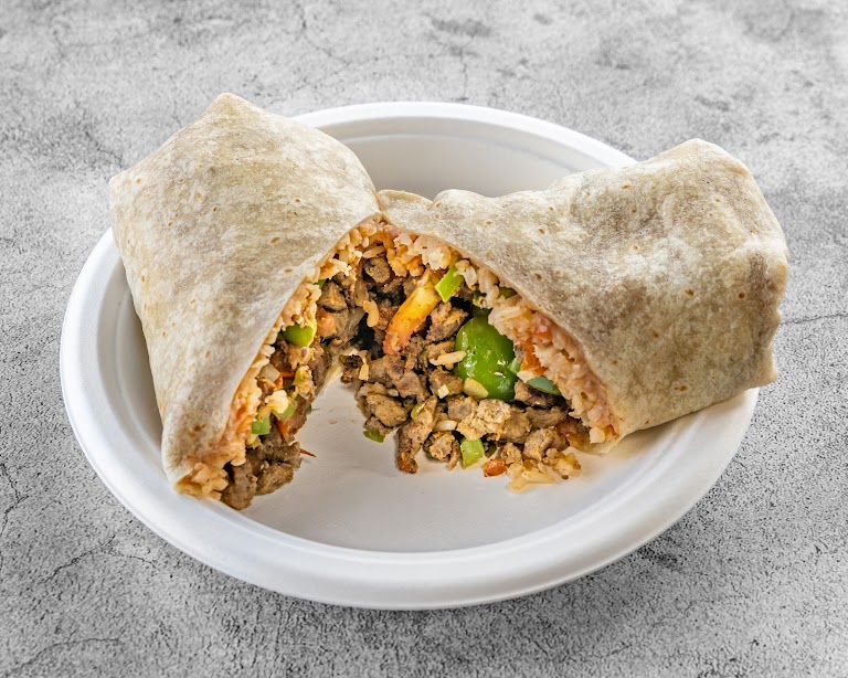 Meat Burrito at Pepe’s Finest Mexican Food