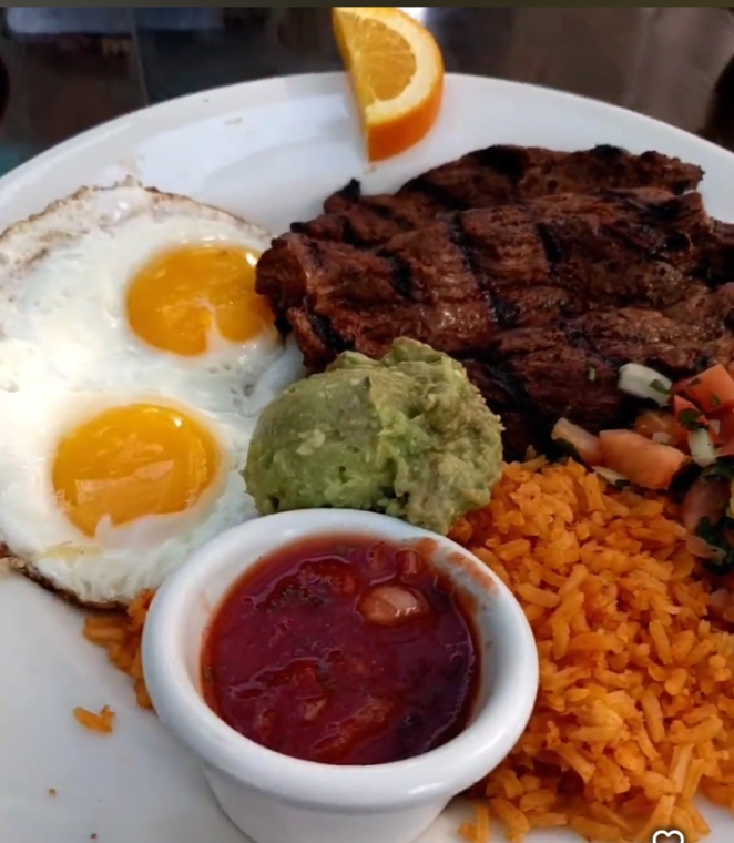 Carne Asada & Eggs at Good Stuff