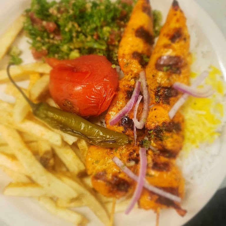 Gyro Wrap at Quebobs Mediterranean Restaurant
