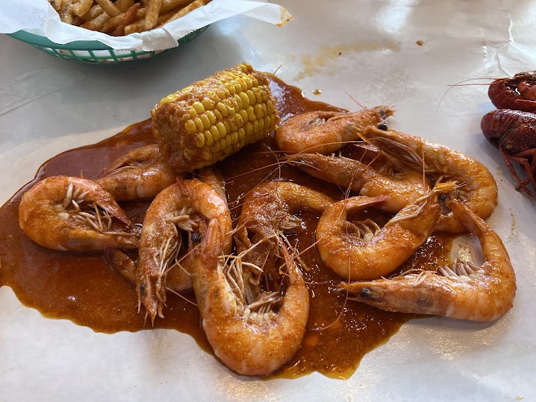 Shrimp at Boiling Crab