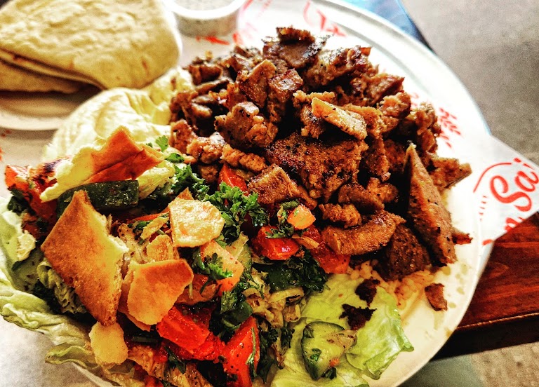 Beef Shawarma Wraps at FurnSaj Restaurant & Bakery