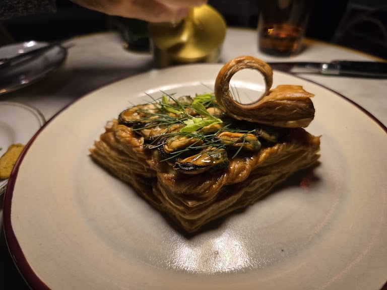 Mussels TART at Vin Folk