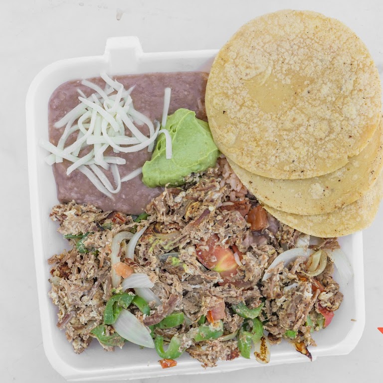 Quesabirria at Los Cachetones Tacos (Estilo Tijuana)