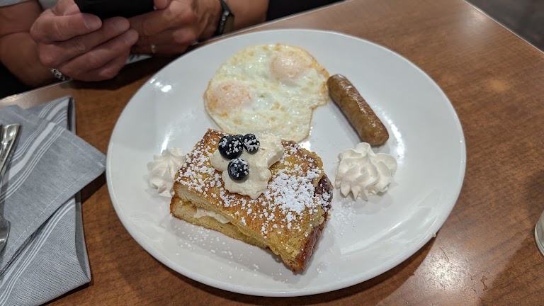Stuffed French Toast at The Corner Grill and Bakery
