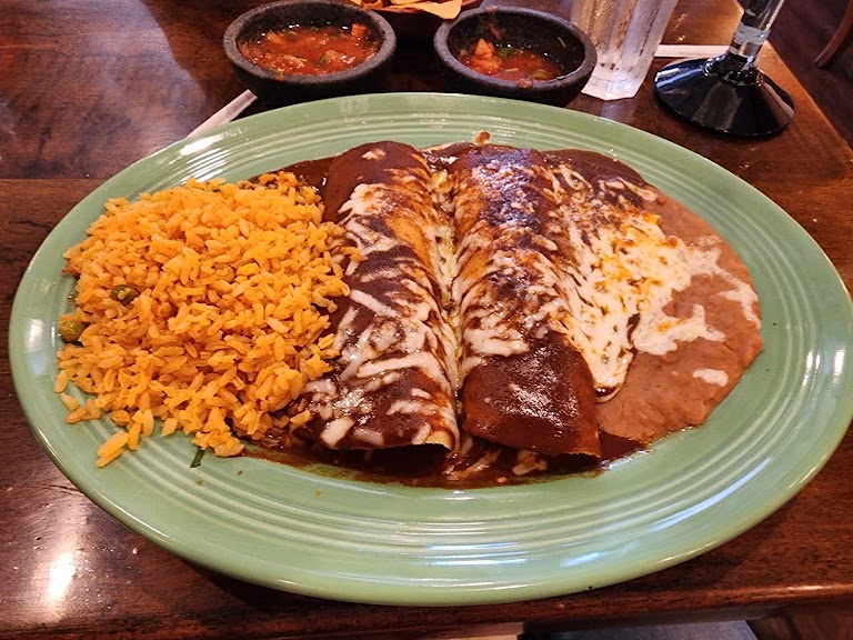 Chicken Mole at Pepe's Mexican Restaurant