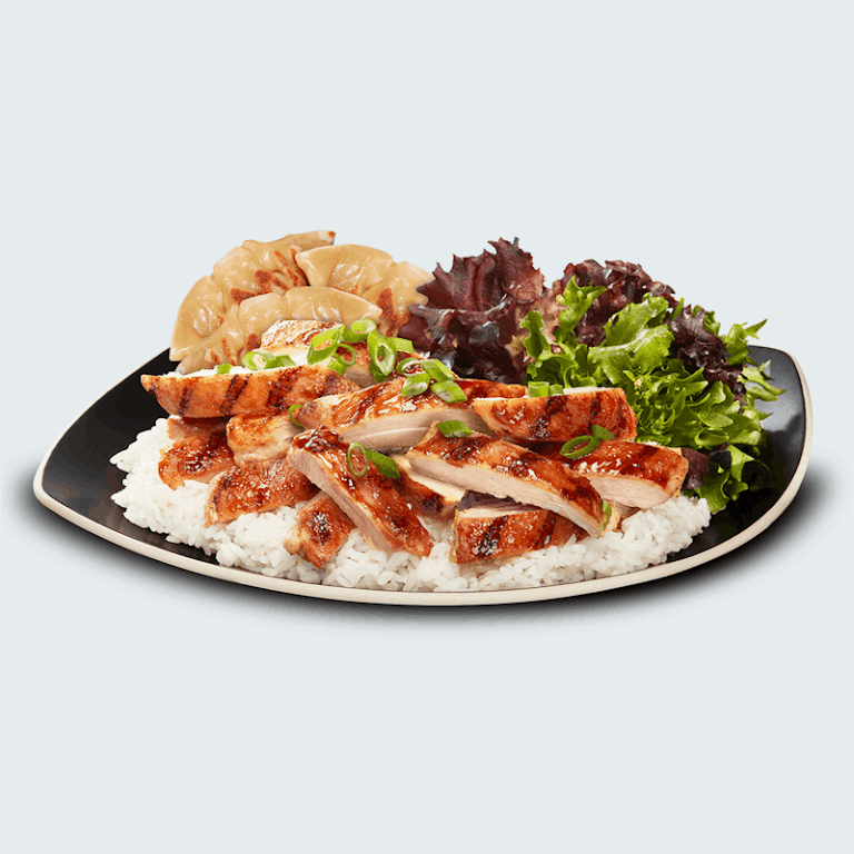 Chicken Plate at WaBa Grill