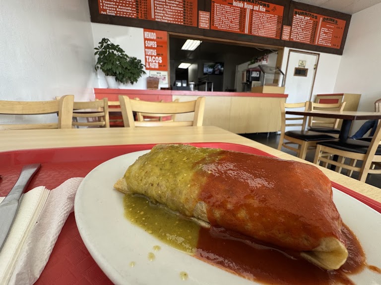 Chicken Enchilada at Burritos El Chavo