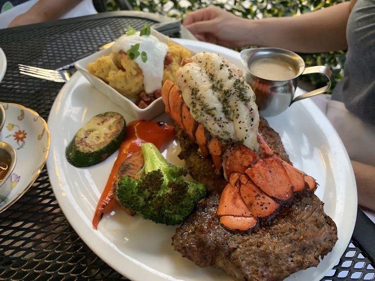 Steak and Seafood Platter at Intermezzo Restaurant and Wine Cellar
