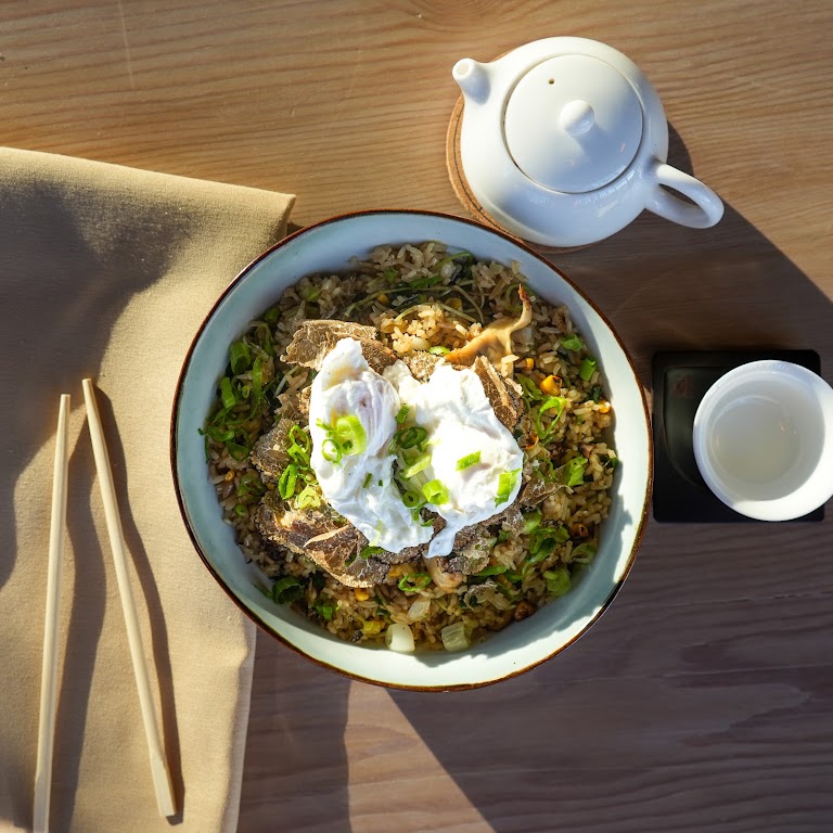 Fried RICE at Men & Beasts | Modern Chinese Restaurant & Tea Lounge - Los Angeles, CA
