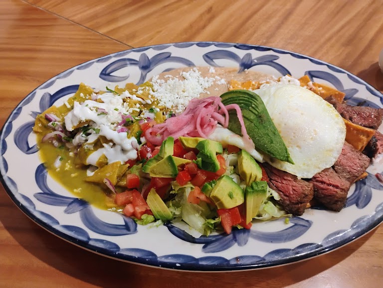 Chilaquiles at Girasol Cocina Mexicana