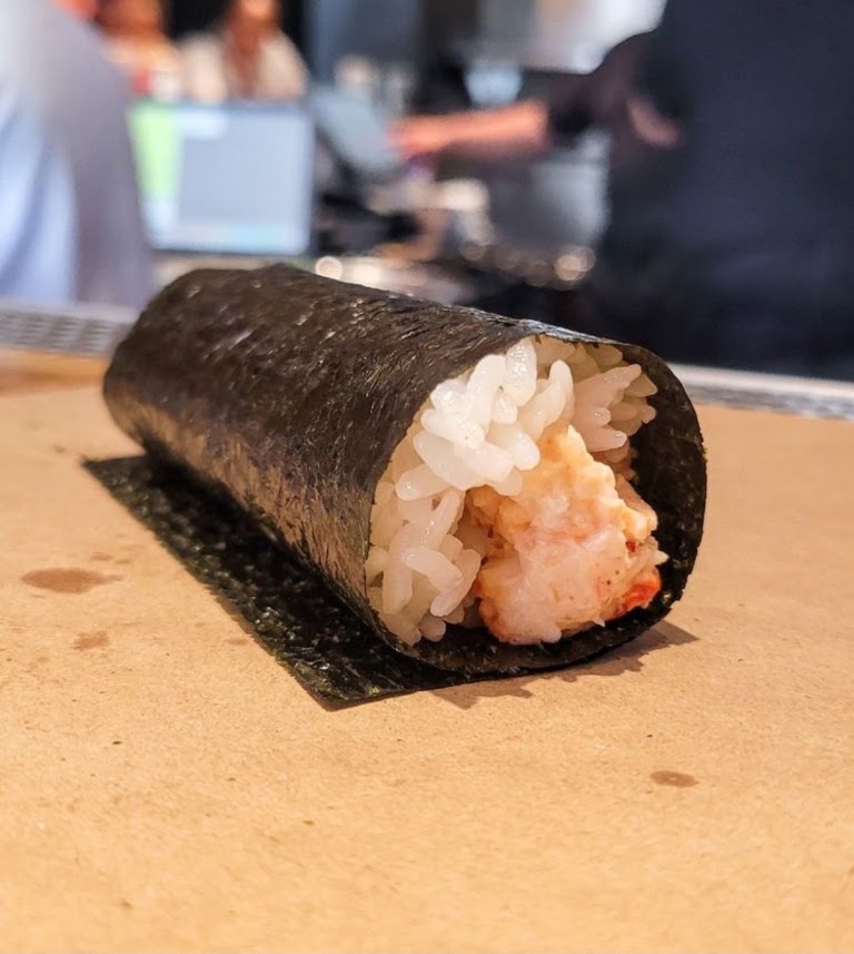 Shrimp Hand Roll at KazuNori: The Original Hand Roll Bar