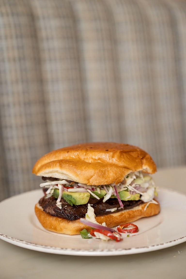 Steak Sandwich at Mamimosas Brunch and Lounge