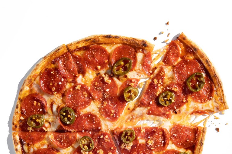 Spicy Pepperoni Pizza at Blaze Pizza