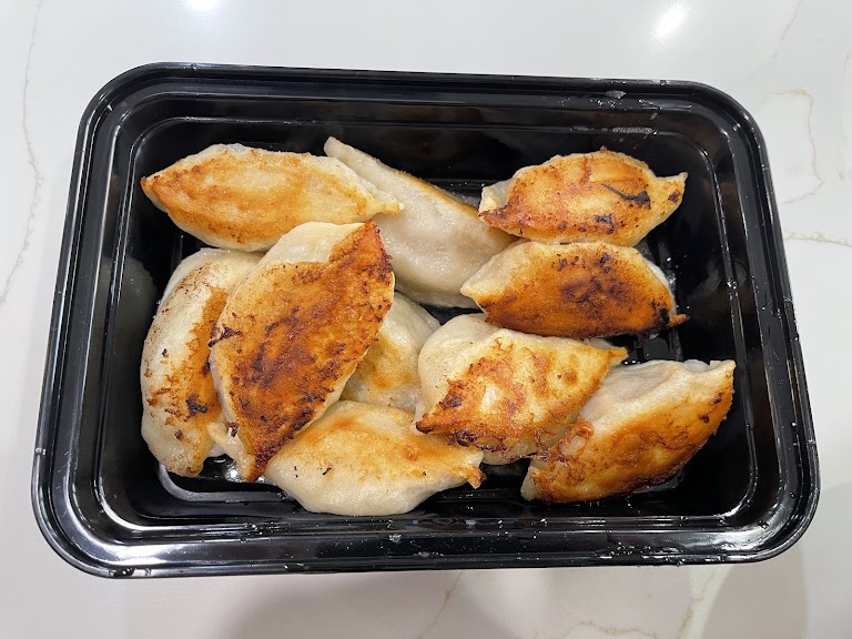 Pan Fried Pork Dumplings at Luscious Dumplings