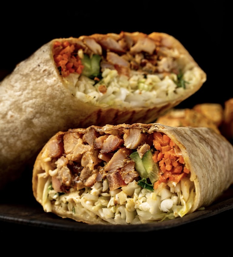 Chicken Shawarma Wrap at A&V Grill Kitchen-LA Shawarma