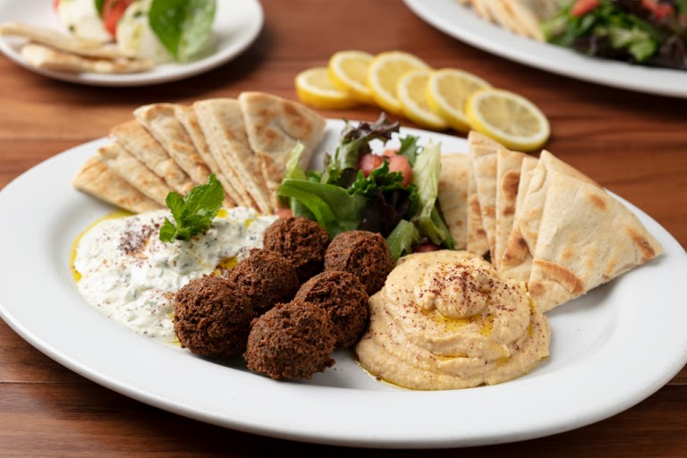Mediterranean Bread Basket at Panini Kabob Grill
