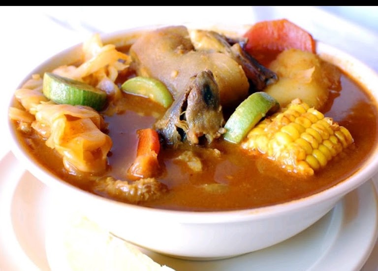 Sopa De Pollo at El pipil restaurant