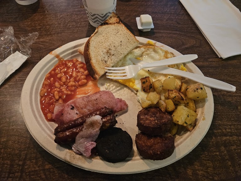Full Irish Breakfast at The Irish Times Pub & Restaurant