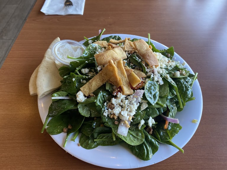 Spinach Salad at Chicken Dijon