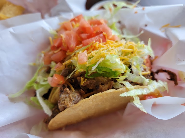 Meat & Cheese Fries at El Taco Chico