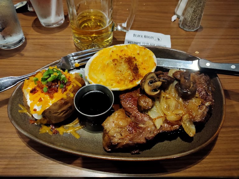 Sampler Platter at Black Angus Steakhouse