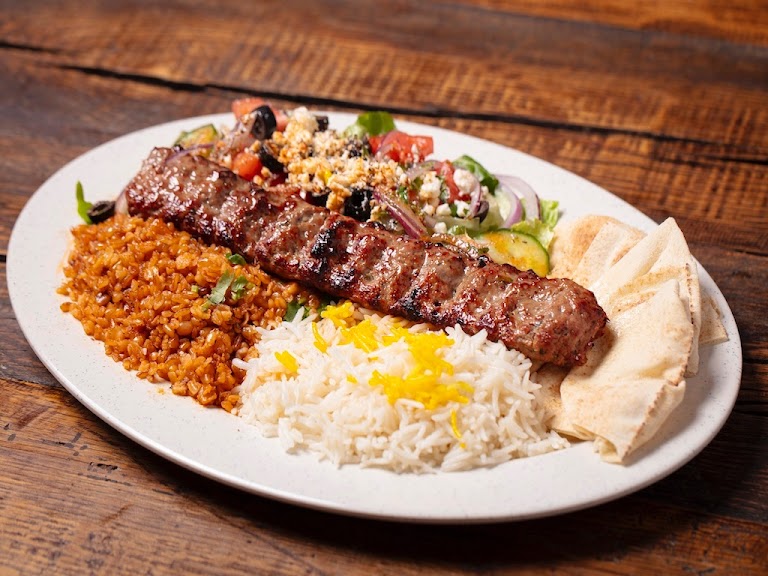Beef Combo Plate at Oliver Pepper - Mediterranean Grill