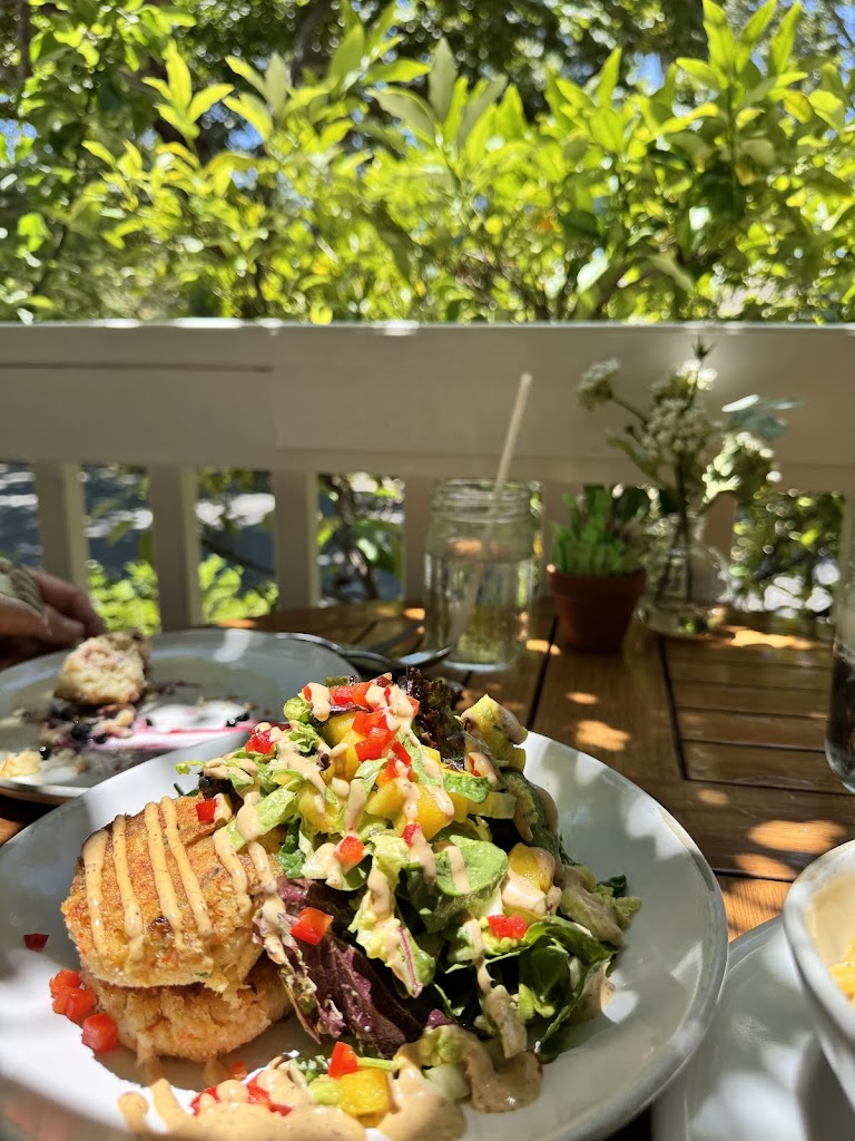 Spicy Crab Cake Salad W/ Smoked Chili Remoulade at Ramos House Café