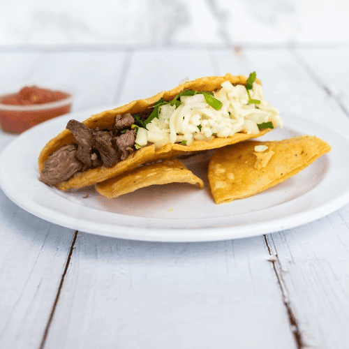 Taco Crispy Asada at Bandeño Mexican Food