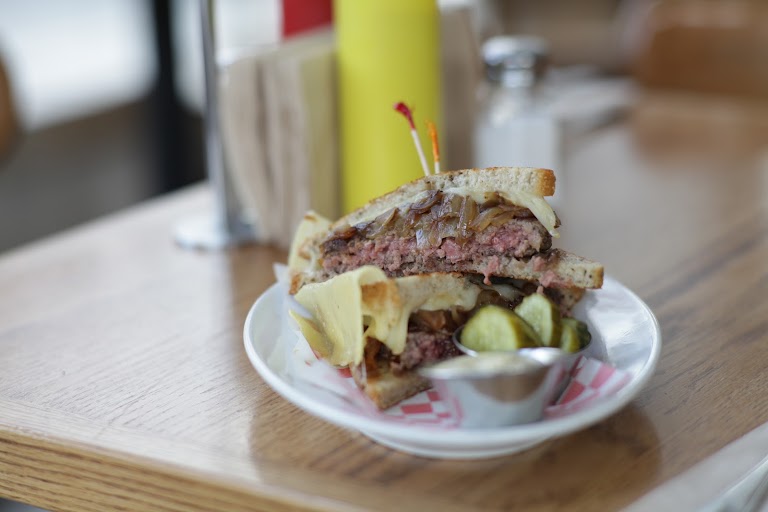 Classic Burger at Cassell's Hamburgers