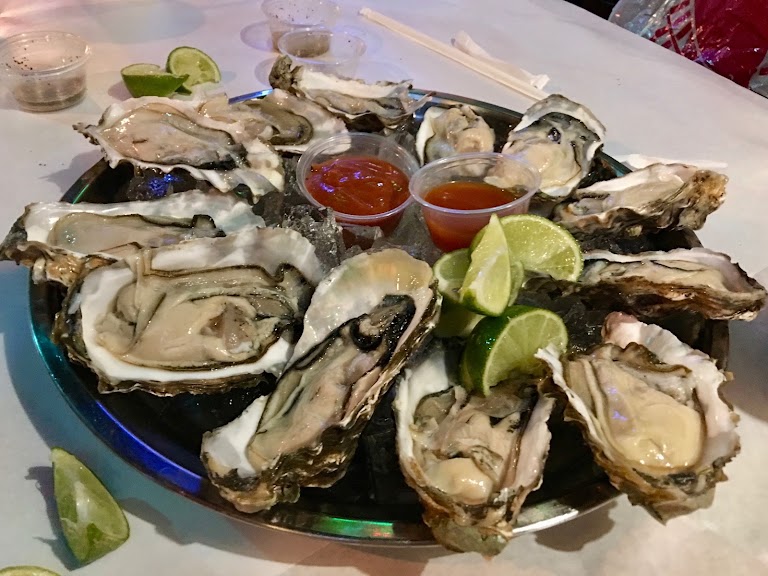 Half-dozen Raw Oysters at The Kickin' Crab