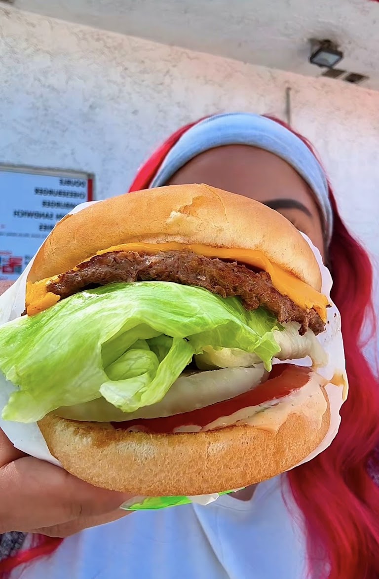 Double at Ez Take Out Burger