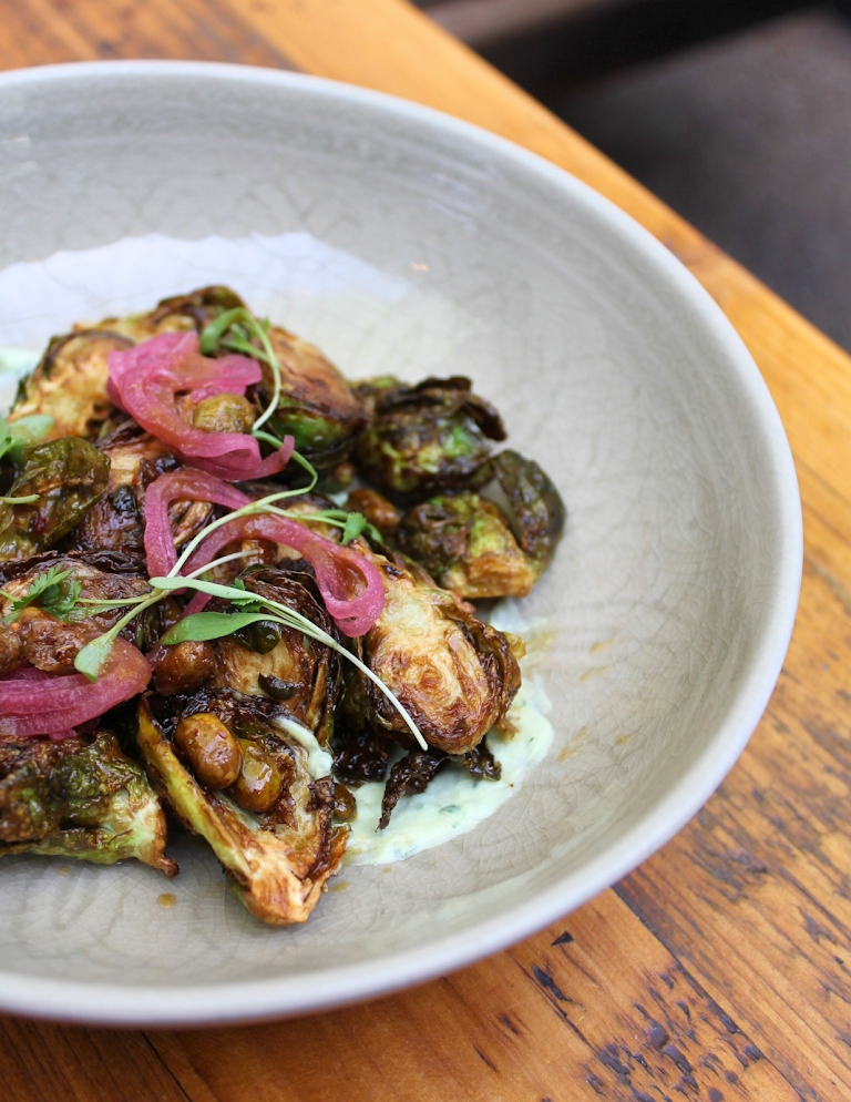 Crispy Brussels Sprouts at Little Beast Restaurant
