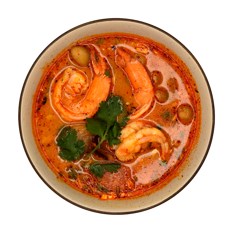 Tom Yum Soup at Kin Khao Thai Eatery