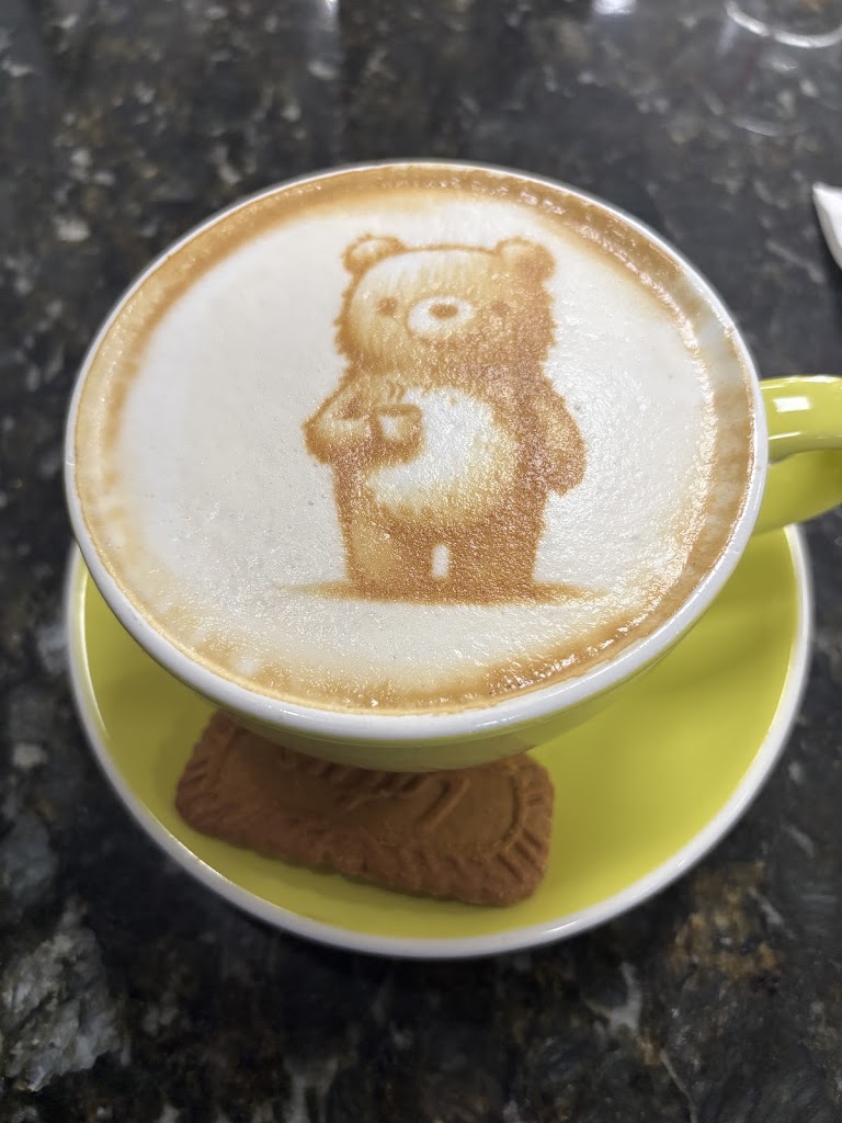 Latte at Tata's Cafe