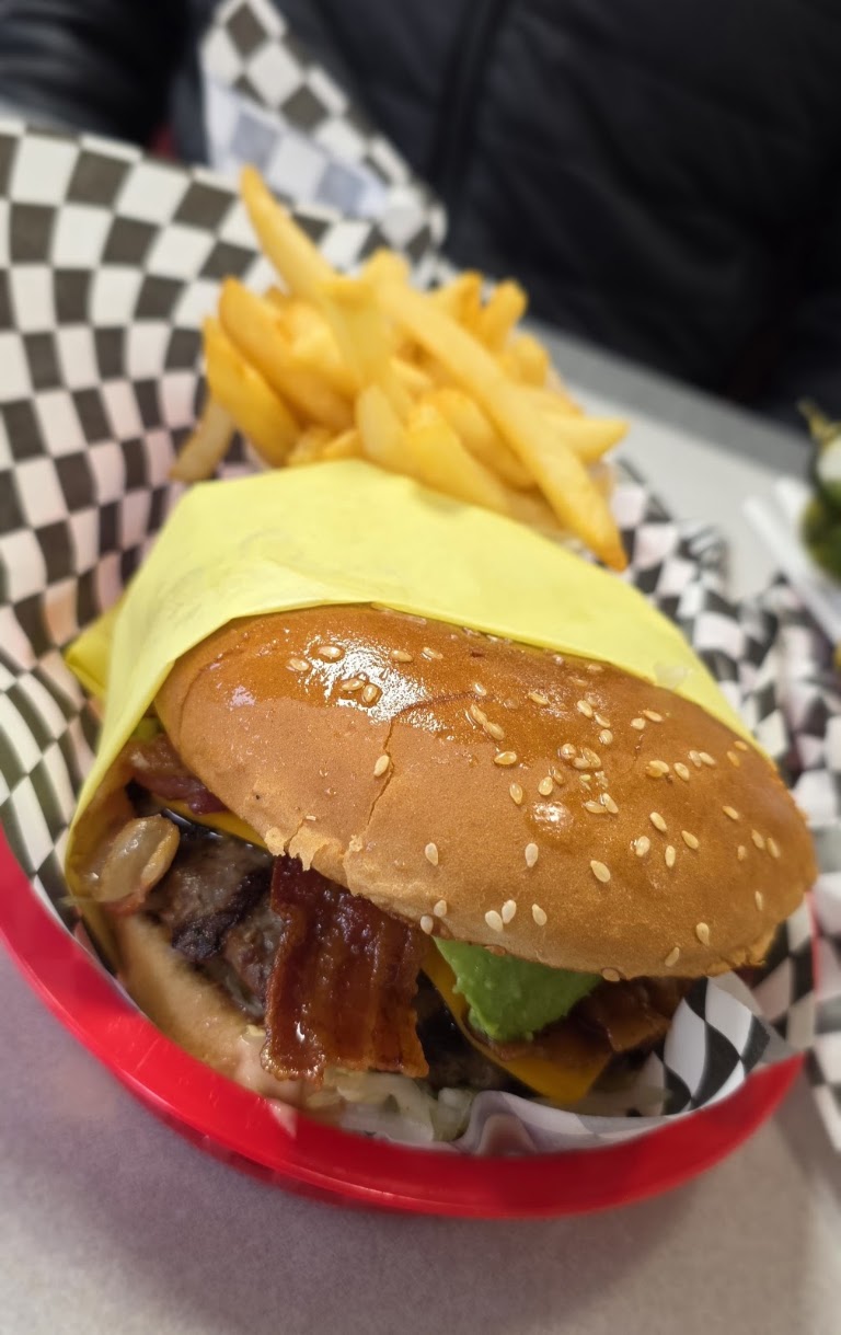 Bacon Burger at Astro Burger
