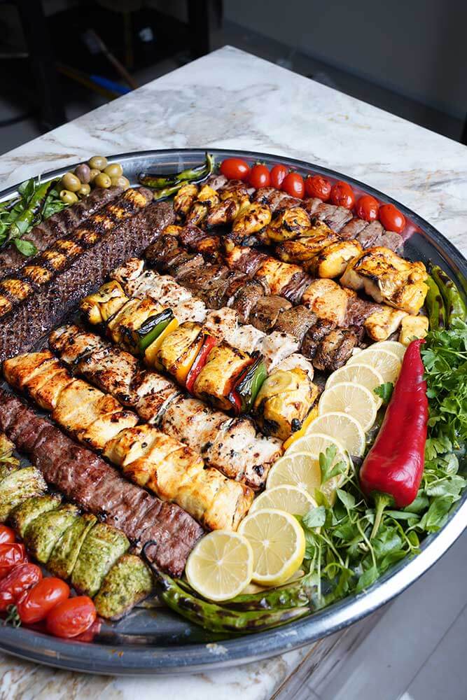 Cholo Kabab at Pahlavi Restaurant