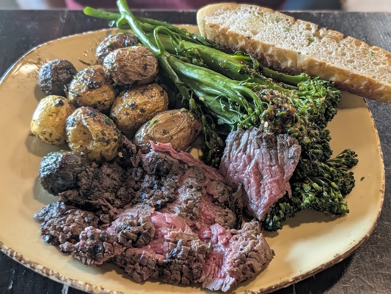 Chimichurri Grass Fed Steak at Urban Plates