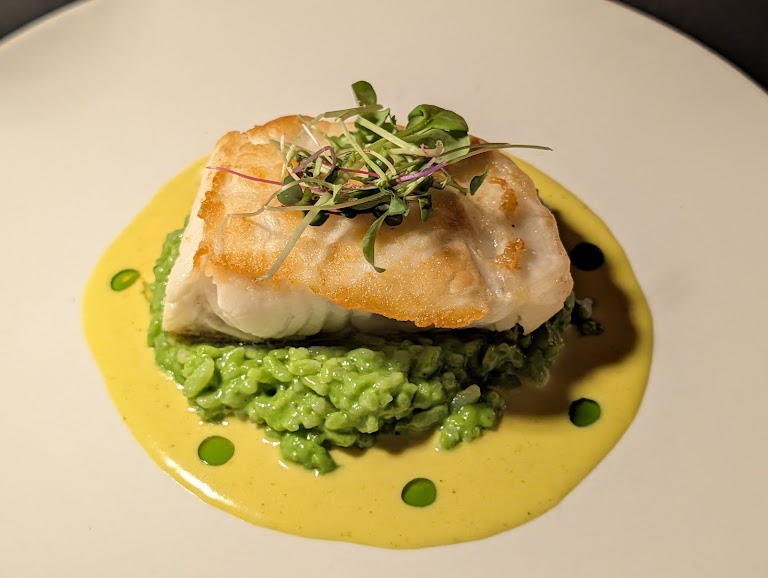 Pan-seared Ora King Salmon at Vibrato Grill Jazz
