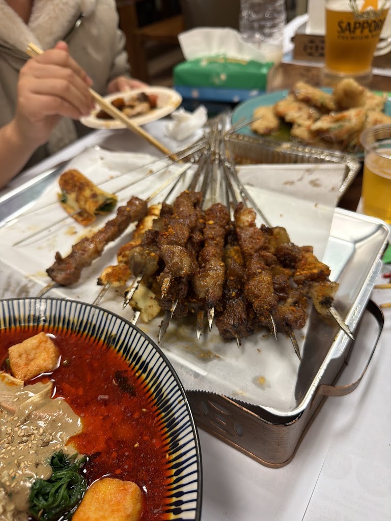 Grilled Beef Chuck Ribeye Skewer (10) at Ningjie Jinzhou BBQ
