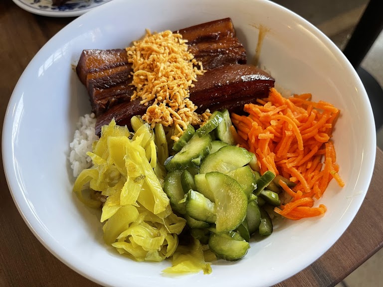 Pork Belly Over Rice 扣肉飯 at Woon
