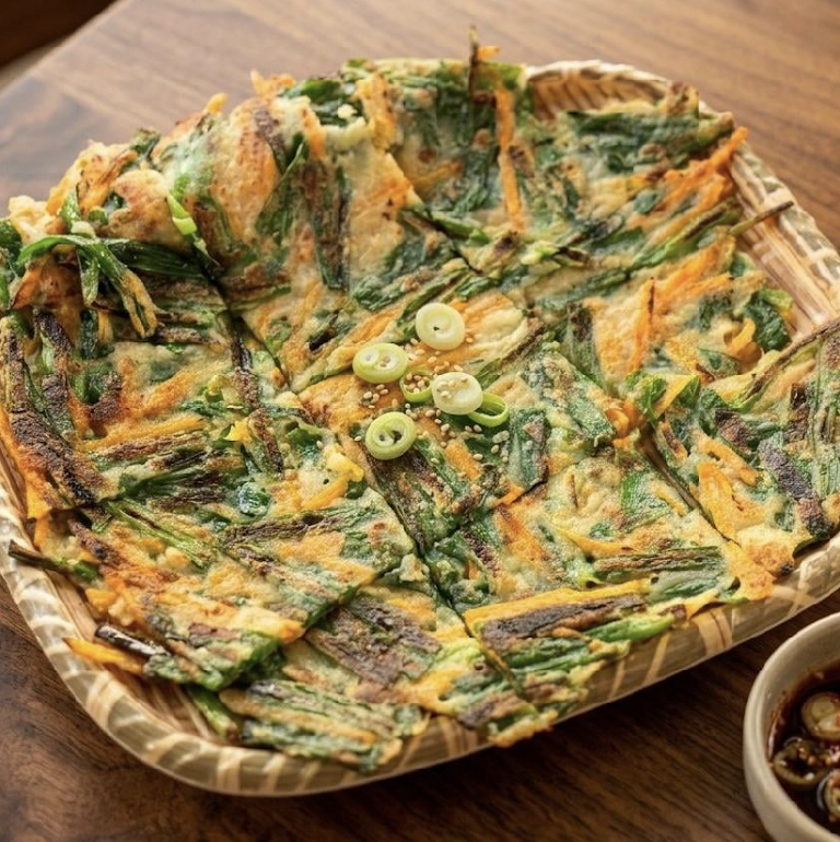 Korean Chive Pancake at Dondam KBBQ 돈담 국밥&생고기
