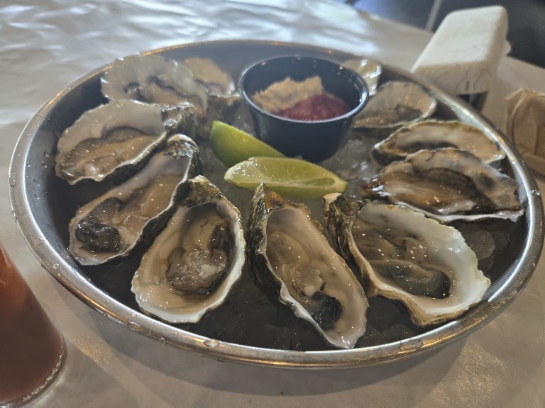 Live Oysters at On The Hook