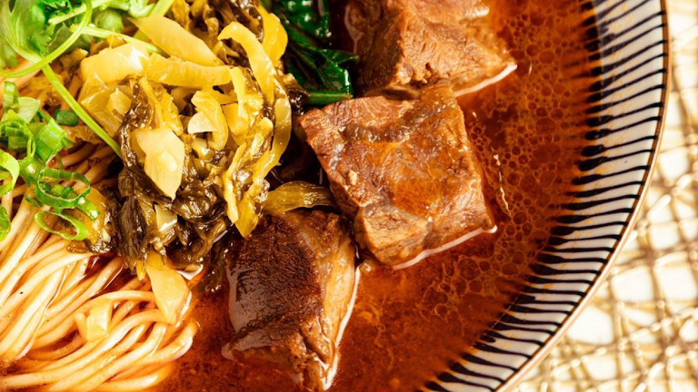 Ground Beef W/ Tofu Soup at Tasty Noodle House