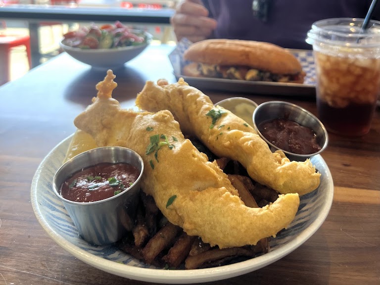 Hand-helds at Coastal Cowboy CA Eats