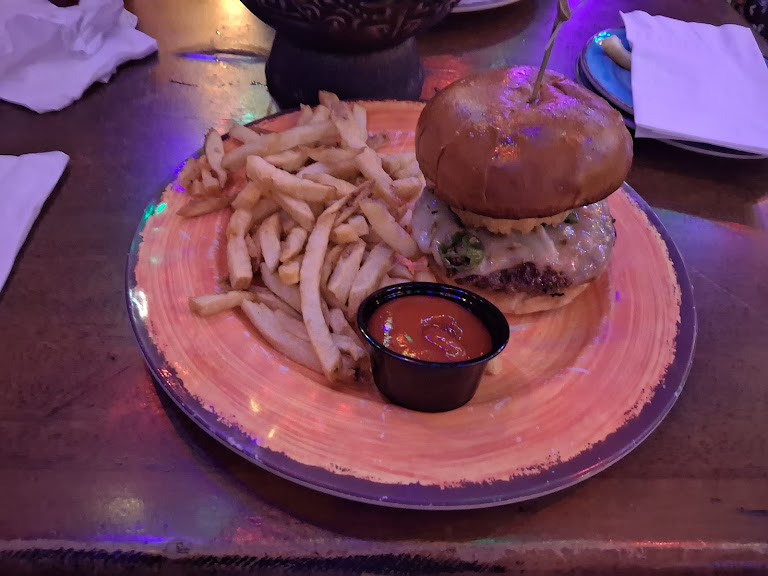 Bamboo Classic Cheeseburger at The Bamboo Club