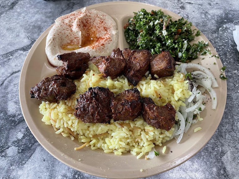 Lamb Kebab at Sahara Restaurant